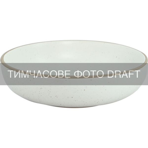 Тарілка супова ARDESTO Midori N, 680мл, 18.5см, кераміка, білий
