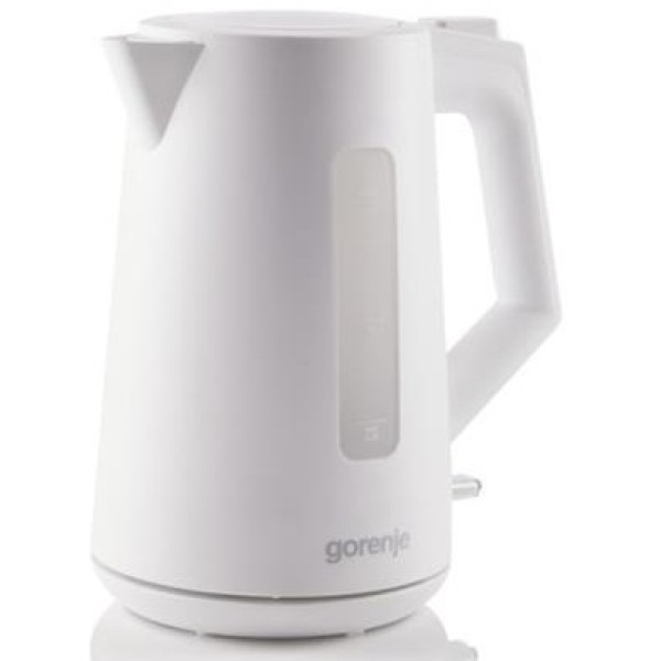 Електрочайник Gorenje 1.7л, Strix контроль, білий матовий