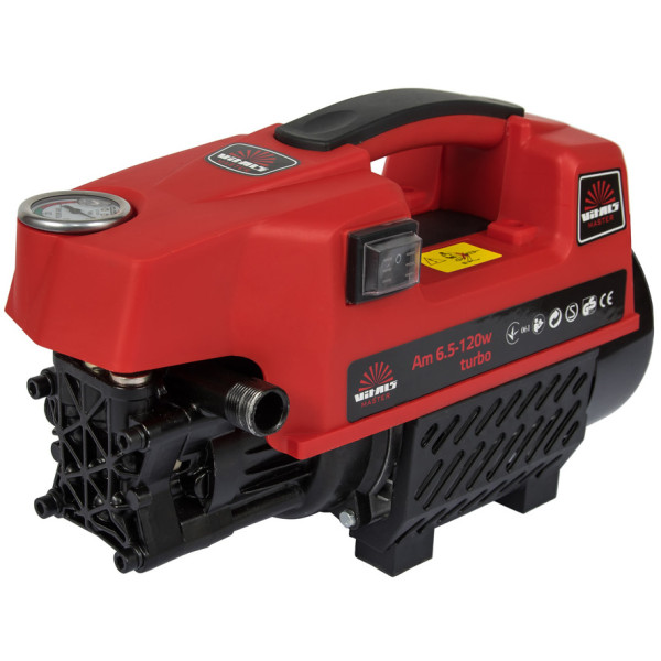 Мінімийка високого тиску Vitals Master Am 6.5-120w turbo 1650Вт 120бар 390л/год шланг 7м 10кг