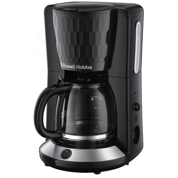 Кавоварка Russell Hobbs крапельна Honeycomb 1.25л, мелена, чорний