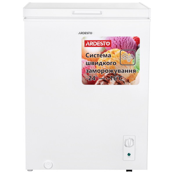 Морозильна скриня ARDESTO, 142л, А+, ST, режим холодильника, білий