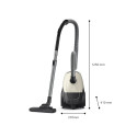 Пилосос Philips мішковий Series 1000, 750Вт, конт пил -3л, НЕРА, біло-сірий