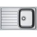 Мийка кухонна Franke Spark, нерж.сталь, прямокутник, з крилом, 780х500х340мм, чаша - 1, врізна, SKL 611-78, нерж декор