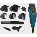 Машинка для стрижки Remington Apprentice, від мережі, роторний мотор, насадок-5, титан.напил., синій