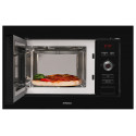 Мікрохвильова піч Hansa вбудовувана, 20л, електр.управл., 800Вт, гриль, дисплей, відкр.кнопкою, чорний