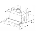 Витяжка Faber телескопічна, 90см, 1235м.куб/год, Maxima Ng Touch Ev8 Led X A90, нерж