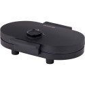 Міні-гриль Gorenje 1200Вт, алюміній, пластина д/вафель, корпус-метал, чорний