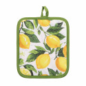 Набір прихваток для кухні ARDESTO Sicilian lemons 18х20см, 18х30см, 100% поліестер (верх), 100% бавовна (низ), зелений