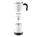 Кавоварка ARDESTO електрична гейзерна 0.3л, мелена, білий