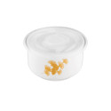 Салатник з кришкою ARDESTO Sunny day, 10см, порцеляна, білий