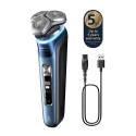 Бритва електр. Philips Series i9000 Prestige SkinIQ, бритв.головок-3, Li-Ion, сух.+волог., індикатор заряду, твердий чохол, синій