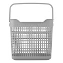Кошик для білизни ARDESTO 38x29.5x33см, 26л, пластик PP, сірий