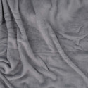 Плед ARDESTO Flannel 200х220см, 100% поліестер, сірий світлий