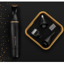 Тример Remington T-Series, для бороди, вусів, окантовки, брови, носа та вух, ААх1, вібраційний мотор, насадок-4, сталь, чорний