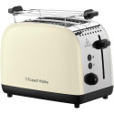 Тостер Russell Hobbs Colours Plus 1600Вт, підігрів, розморожування, метал., бежевий