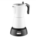 Кавоварка ARDESTO електрична гейзерна 0.3л, мелена, білий