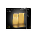 Набір склянок високих ARDESTO Golden Moon, 500мл, 2шт, скло, золотистий