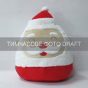 Подушка декор. ARDESTO Christmas Santa 35см, 97% поліестер, 3% спандекс, червоний