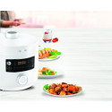 Мультиварка-скороварка Tefal Turbo Cuisine , 1000Вт, чаша-4.8л, механічне керув., пластик, білий