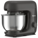Кухонна машина Tefal Bake Essential 800Вт, чаша-метал, корпус-метал/пластик, насадок-4, чорний