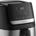 Мультипіч Sencor Vita Fryer, 1600Вт, чаша-6,5л, сенсорне керув., 10 програм, пластик, нерж. сталь-чорний