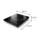 Плитка настільна Philips індукційна, комф. - 1, 2000Вт, управл - сенсор , чорний