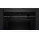 Духова шафа Siemens електрична, 76л, A, дисплей, конвекція, телескопічні направляючі, чорний