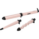 Мультистайлер Babyliss Curl & Wave Trio Styler, 58Вт, темп.режимов-2, 180°C, 210°C , термо килимок, рукавиця, кераміка, чорно-рожевий