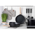 Сковорода глибока ARDESTO Midori, 24см, алюміній, чорний