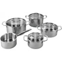Набір посуду Gorenje ETERNAL, 9 предметів, нержавіюча сталь