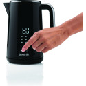 Електрочайник Gorenje 1.7л, подвійні стінки, LED дисплей, Strix контроль, чорний