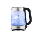 Електрочайник ARDESTO 1.7л, Strix, скло, сріблясто-чорний