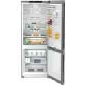 Холодильник Liebherr з нижн. мороз., 201.5x74.7х67.5, холод.відд.-346л, мороз.відд.-128л, 2дв., D, NF, диспл внутр., сірий