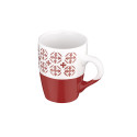 Чашка ARDESTO Ornament, 320мл, кераміка, червоно-білий