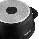 Каструля зі скляною кришкою ARDESTO Gemini Anzio, 1.8л, алюміній, чорний