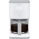 Кавоварка Tefal крапельна Sense 1.25л, мелена, LED-дисплей, сенсор.керування, білий