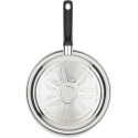 Сковорода Tefal Comfort Max, 26см, покриття Titanium, індукція, Thermo-Spot, нерж. cталь