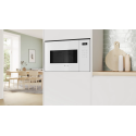 Мікрохвильова піч Bosch вбудована, 25л, електр. керув., 900Вт, гриль, дисплей, білий