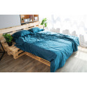 Простирадло на резинці ARDESTO Mix&Match, 180х200+30см, 100% бавовна, сатин, синій