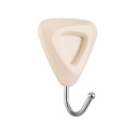 Набір гачків самоклеючих ARDESTO Трикутничок 3шт, пластик, бежевий
