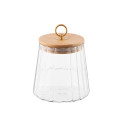Банка для зберігання ARDESTO Fresh Vintage, 650мл, скло, бамбук, прозорий