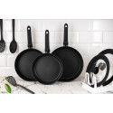 Сковорода глибока ARDESTO Gemini Gourmet Bolzano, 28см, алюміній, чорний