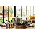 Сковорода Tefal Comfort Max, 26см, покриття Titanium, індукція, Thermo-Spot, нерж. cталь
