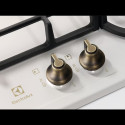 Варильна поверхня Electrolux газова Rococo, 60см, чавун, чорний матовий