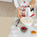 Міксер Tefal ручний Prep’Mix+ 500Вт, насадки-4, турборежим, біло-сірий