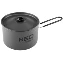 Набір туристичного посуду Neo Tools, 3в1, чайник,каструля,сковорода, складані ручки, сертифікат LFGB, 0.616кг