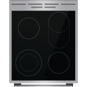 Плита Gorenje електрична склокерамічна, 70л, 50x60см, дисплей, приготування з паром, програматор, нерж