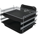 Плита Gorenje електрична склокерамічна, 70л, 50x60см, дисплей, приготування з паром, програматор, нерж