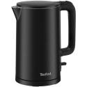 Електрочайник Tefal Thermo Protect, 1.5л, пластик, нержавіюча сталь, чорний