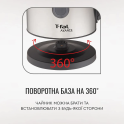 Електрочайник Tefal Express 2 1.7л, нерж. сталь, сірий